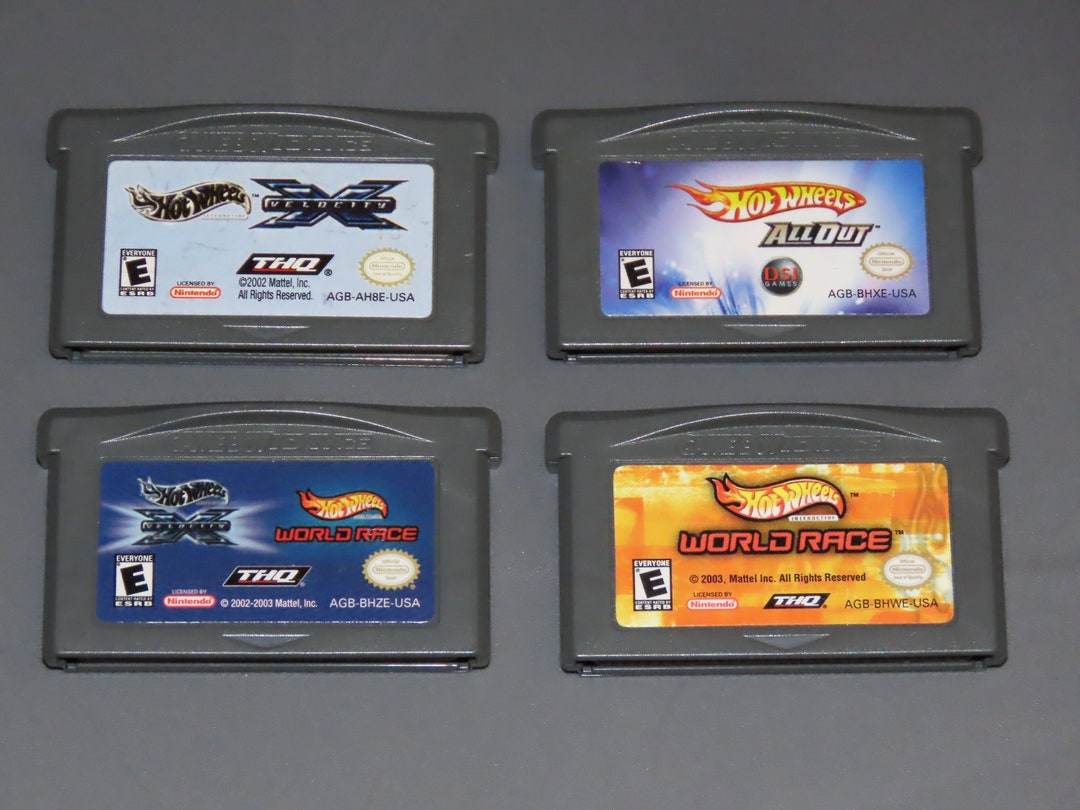 Hot Wheels Gameboy Advance Games Loose Nintendo GBA Video Game