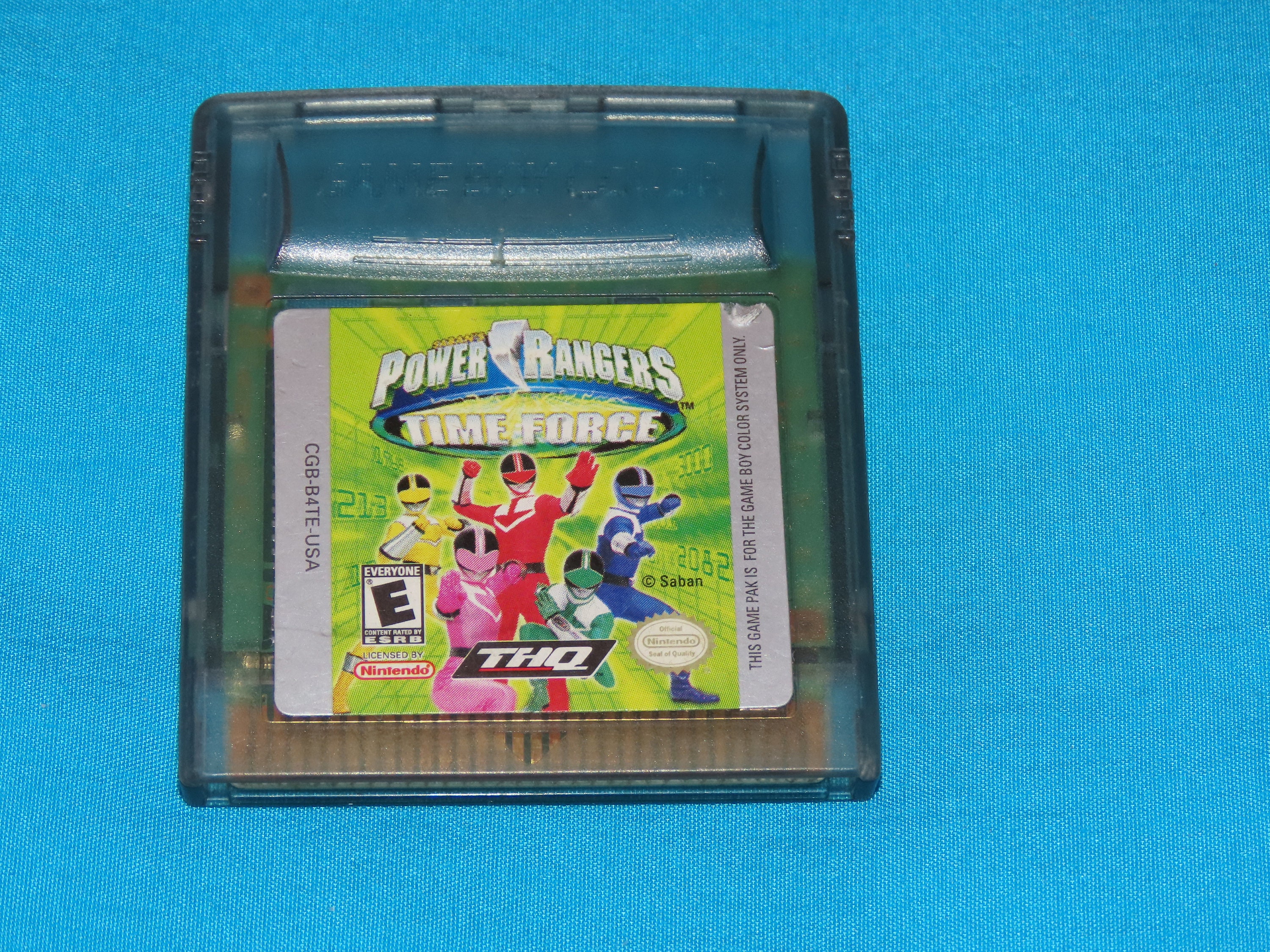 Power Rangers Time Force Nintendo Gameboy Color (GBC) Video Game 