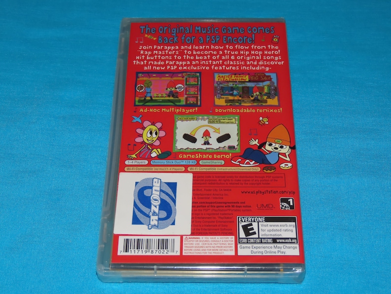 Parappa the Rapper Sony PSP Video Game Brand New / Sealed - Etsy