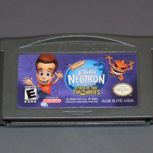 Jimmy Neutron Gameboy Advance Games Loose Nintendo GBA Video Game Select your Games Jimmy Neutron - A