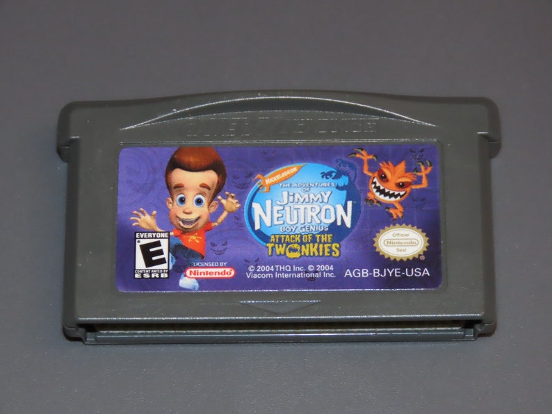 Jimmy Neutron Gameboy Advance Games Loose Nintendo GBA Video Game Select your Games Jimmy Neutron - A