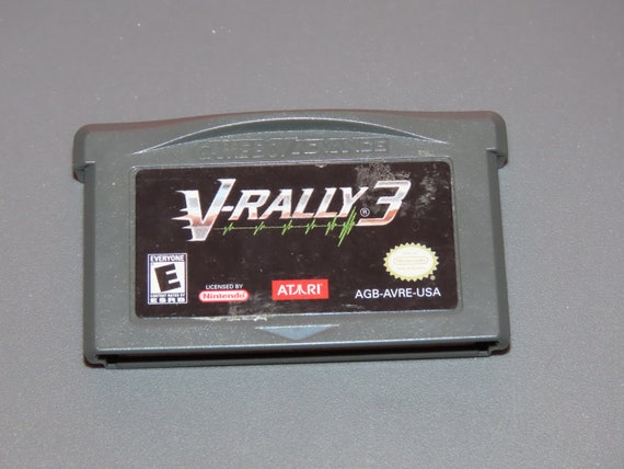 Jeu V-RALLY Sur Game Boy Color – Jeu De Course Rétro – Bon état, Boîte Et Notice Incluses