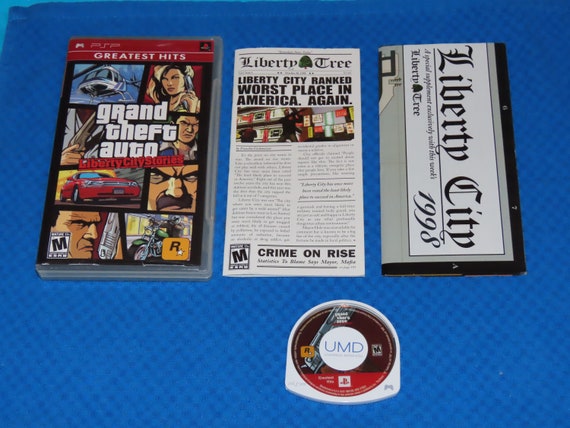 Grand Theft Auto: Liberty City Stories Sony PSP Video Game 