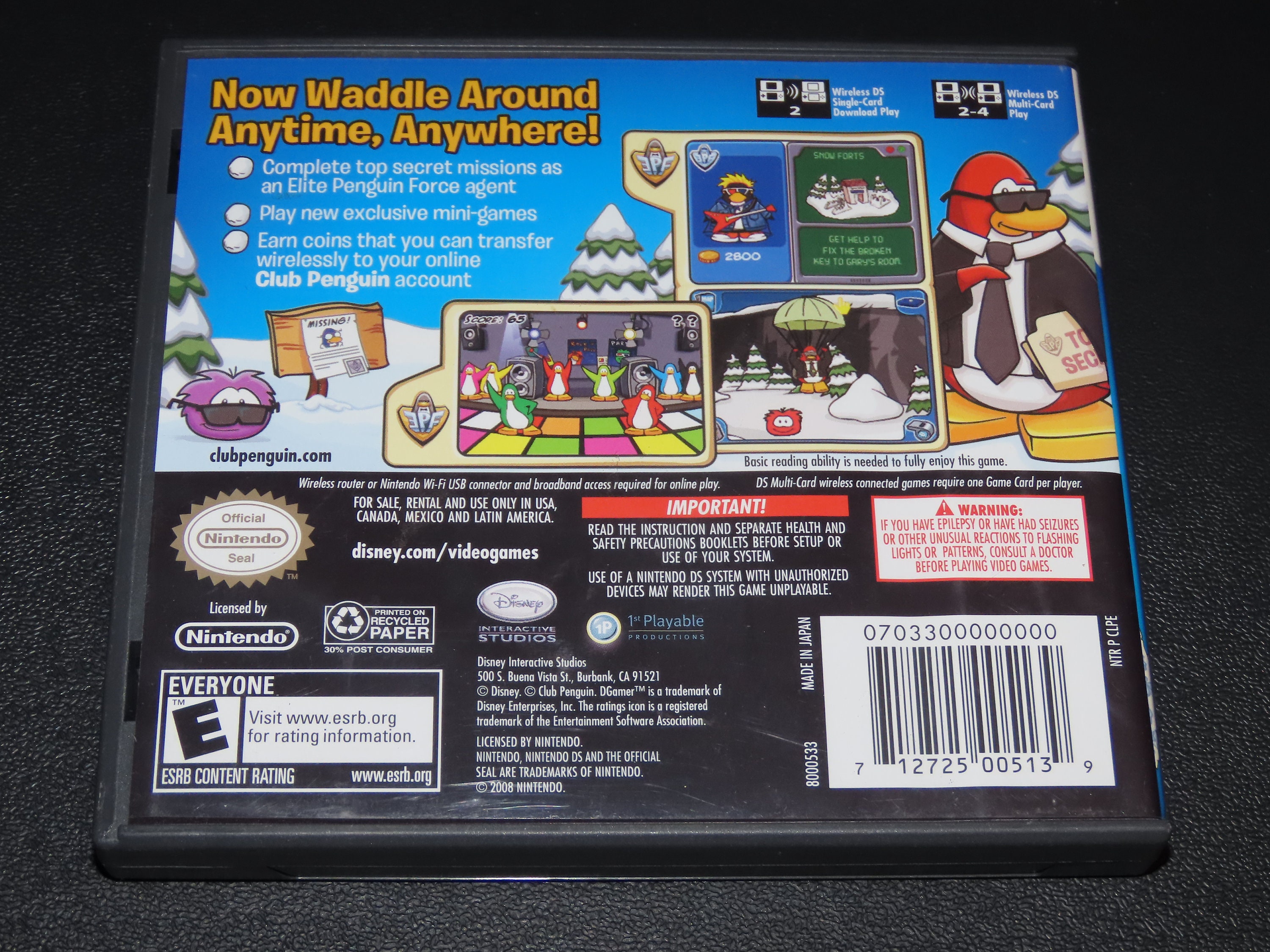 Nintendo DS/DSI Games (2) Club Penguin - video gaming - by owner -  electronics media sale - craigslist