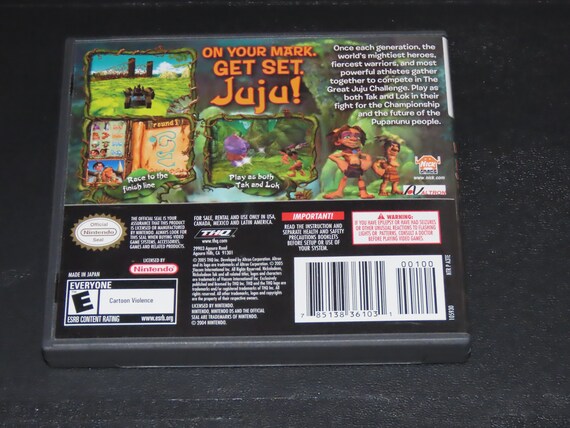 Tak the Great Juju Challenge Nintendo DS Video Game Complete With