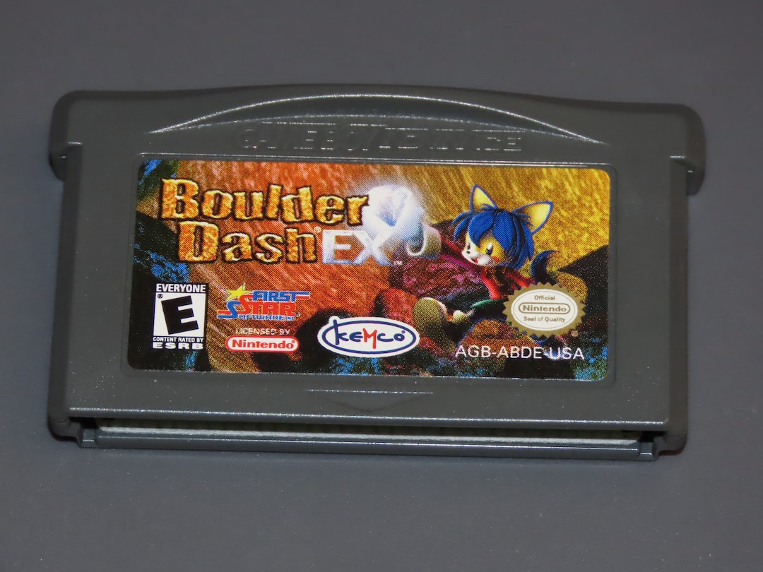 Boulder Dash EX Nintendo Gameboy Advance Video Game - Etsy