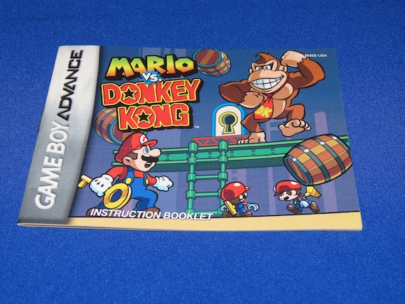 Mario Vs. Donkey Kong Gameboy Advance Official Video Game GBA Instruction  Book / Manual Only -  Hong Kong