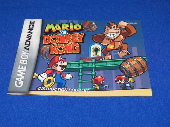 Mario Vs. Donkey Kong Gameboy Advance Official Video Game GBA Instruction  Book / Manual Only -  Hong Kong