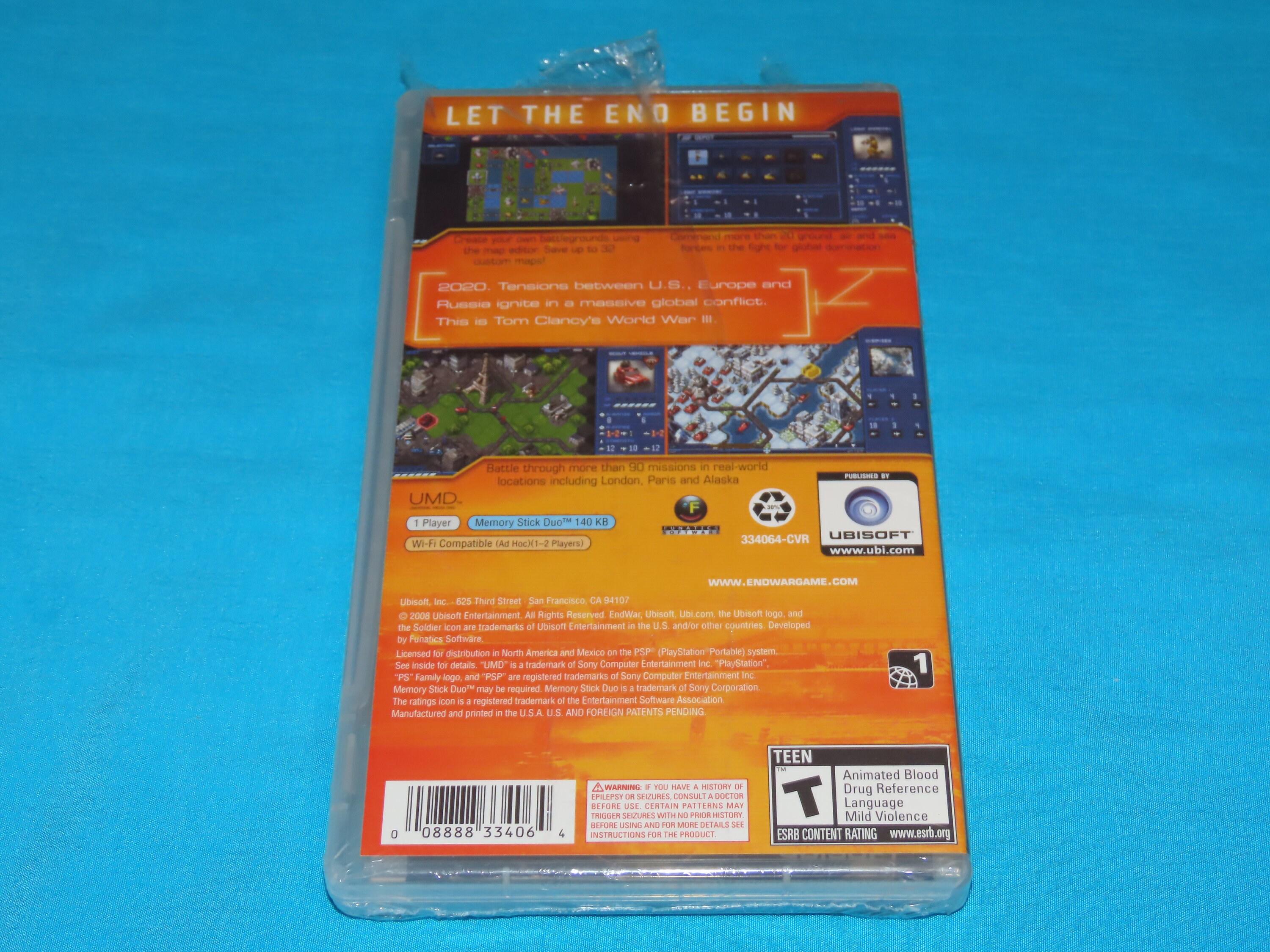 Tom Clancy's Endwar Sony PSP Video Game Brand New / Sealed - Etsy
