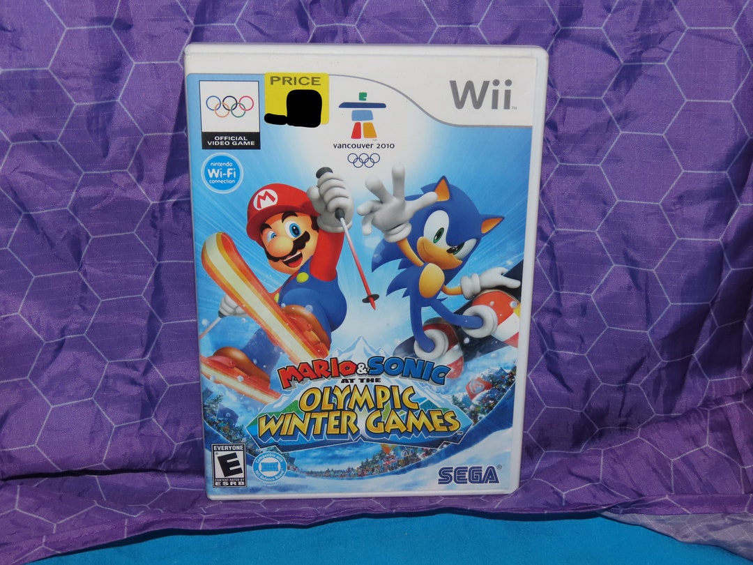 Mario and Sonic at the Olympic Winter Games Wii Video Game - Etsy