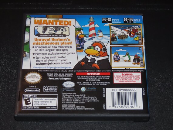 Club Penguin: Herbert's Revenge Force DS Video Etsy