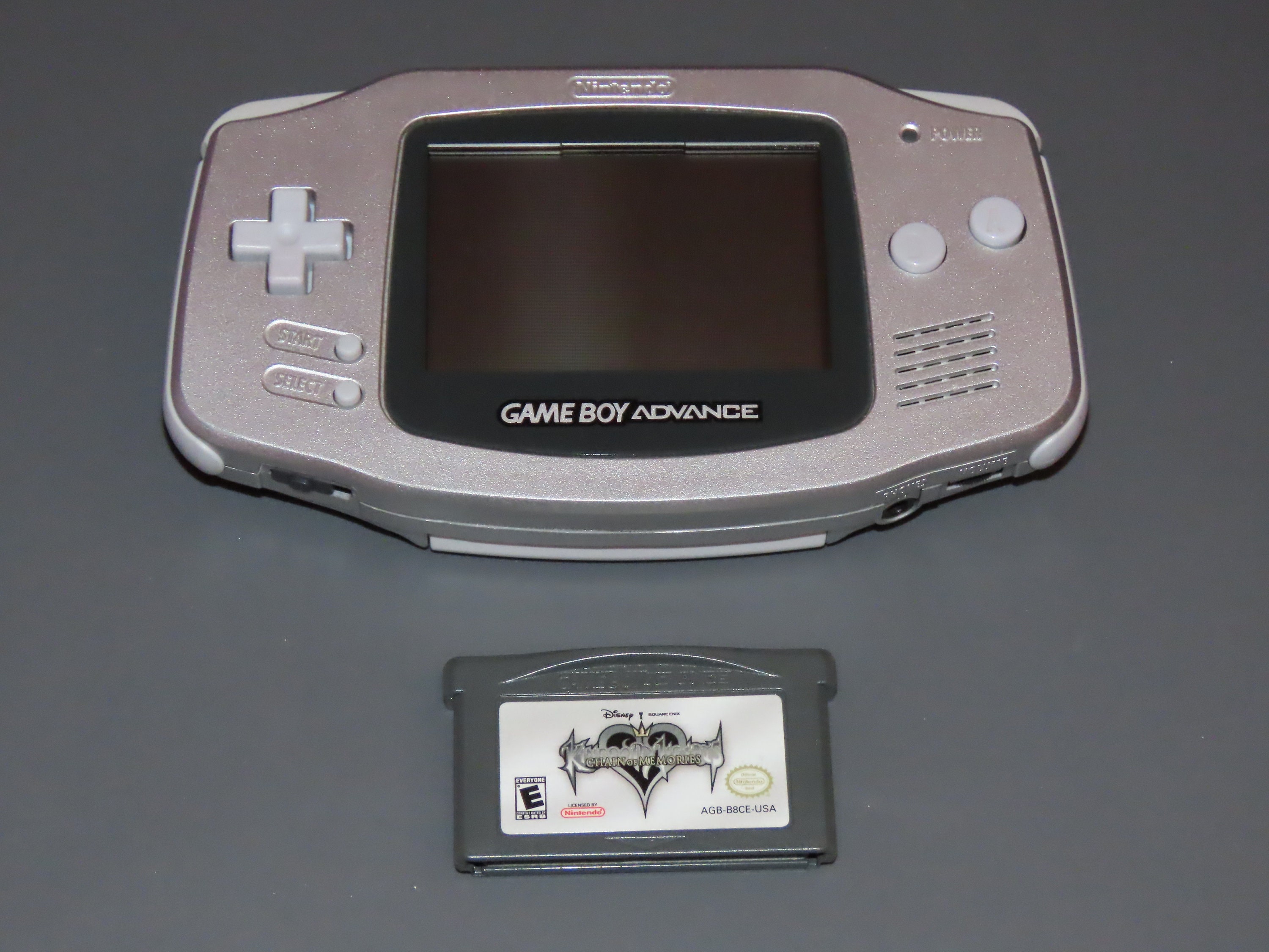 GBA SP - Platinum (Silver), GBA