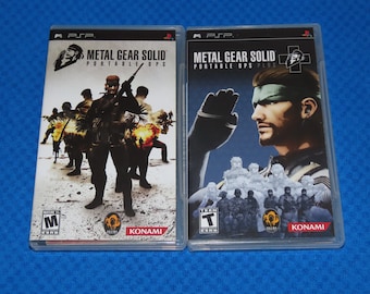 Metal Gear Solid: Portable Ops Sony PSP Video Game Complete with Game, Case and Manual