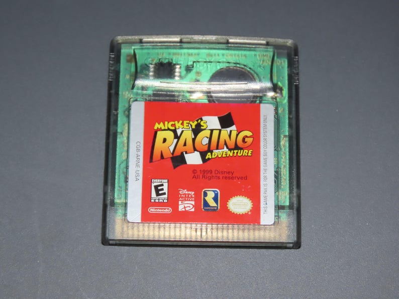 Mickey’s Racing Adventure Nintendo Gameboy Color (GBC) Video Game - Etsy