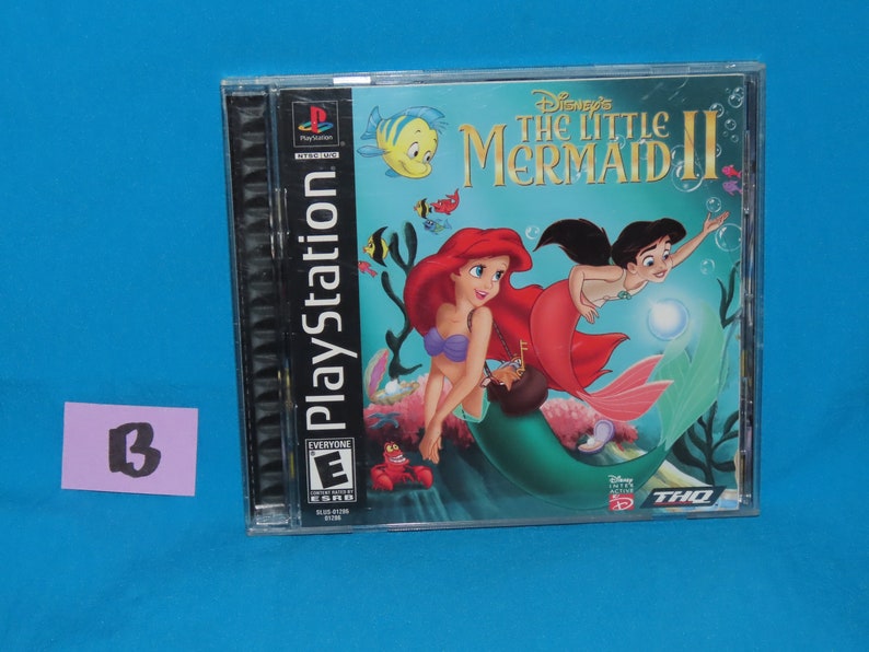 The Little Mermaid II Sony Playstation 1 Vintage Used Video Game PS1 image 1