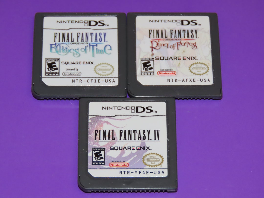 Final Fantasy DS Games Loose Nintendo DS Video Game - Select Your Game ...