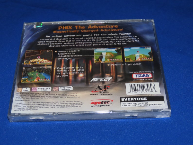 Phix the Adventure for Sony Playstation 1 New / Sealed Video Game image 4