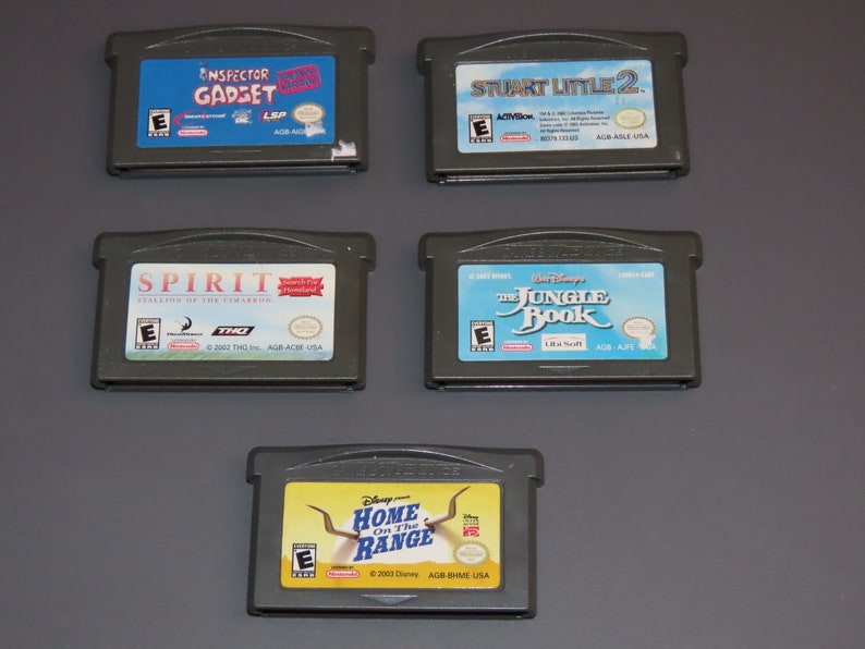 Assortiment Gameboy Advance Games Jeu vidéo Nintendo GBA en vrac Sélectionnez votre /vos jeus image 1