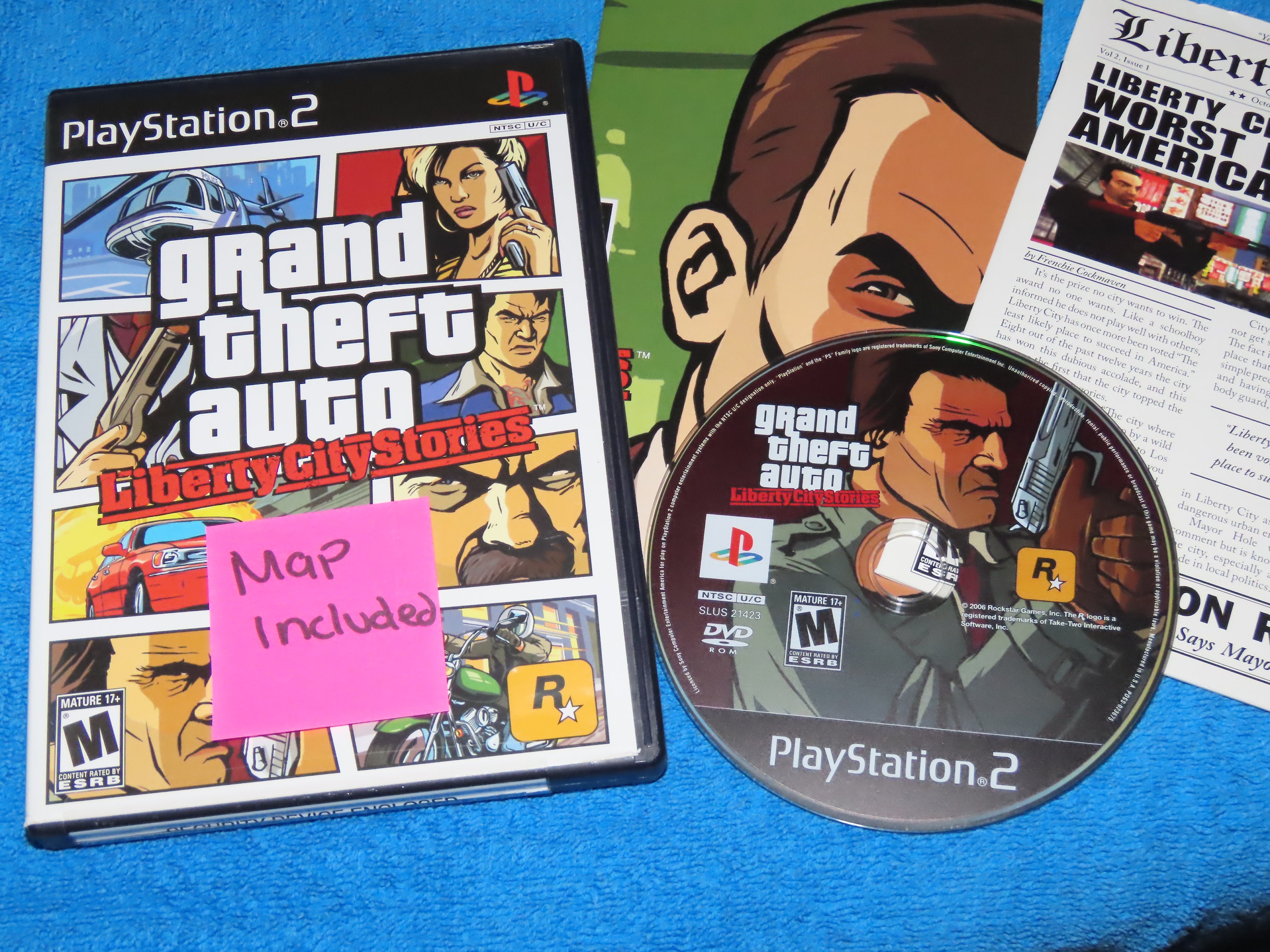 Jeu Grand Theft Auto: Liberty City Stories Sur PS2 - Manuel Inclus - Version FR