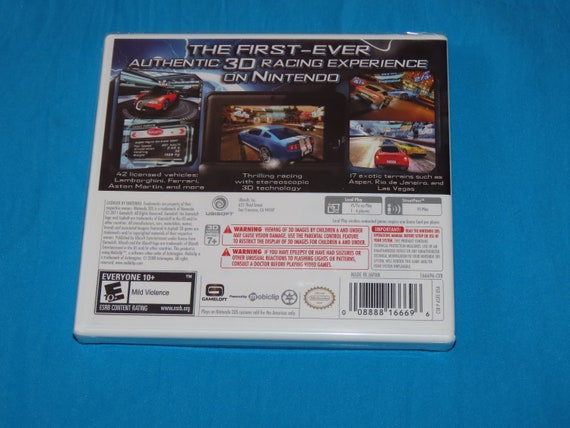 Asphalt 3D Nintendo 3DS Video Game NEW Israel