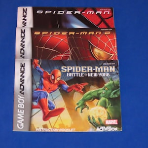 Gameboy Advance Spiderman - Etsy