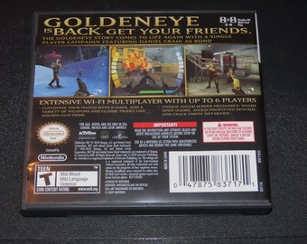 Goldeneye 007 Nintendo DS Video Game Complete with Game Goldeneye 007 Nintendo DS Video Game Complete with Game