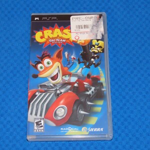 Crash Bandicoot Sony PSP Video Game Complete with Game, Case and Manual Tag Team Racing