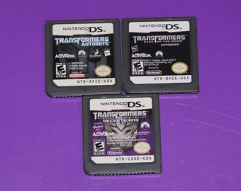 Transformers DS Games Loose Nintendo DS Video Game - Select your Game(s)
