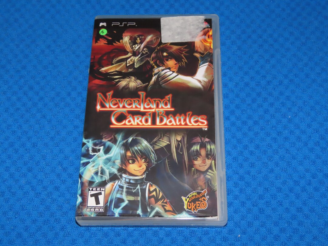 Neverland Card Battles Sony PSP Video Game Complete With Game