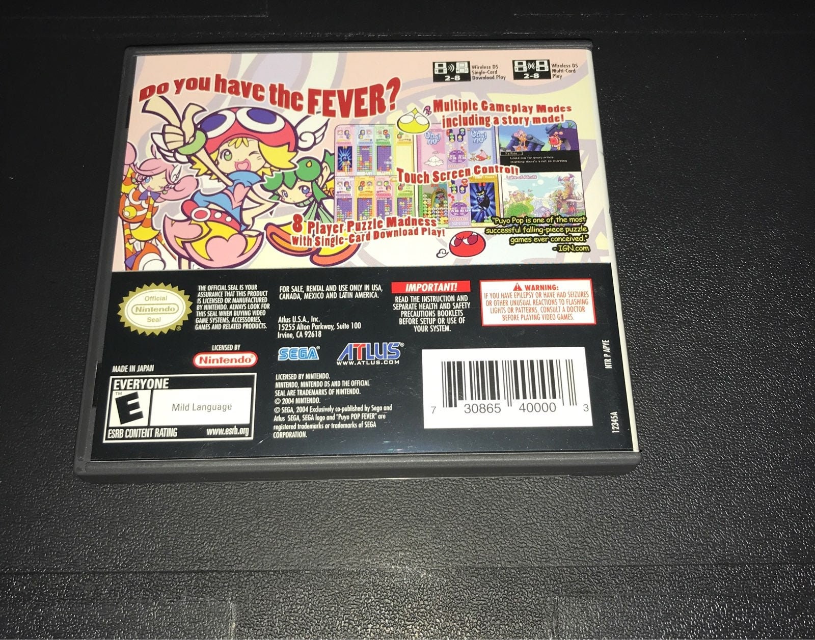 Puyo Pop Fever Prices Nintendo DS | Compare Loose, CIB & New