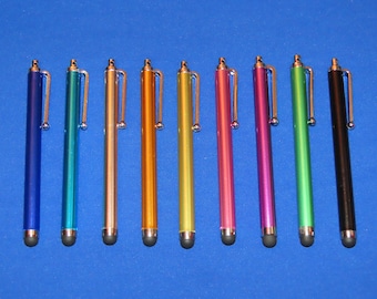 Touch Stylus with a Soft Rubber Tip - Select Color(s) or Get a Bundled Lot