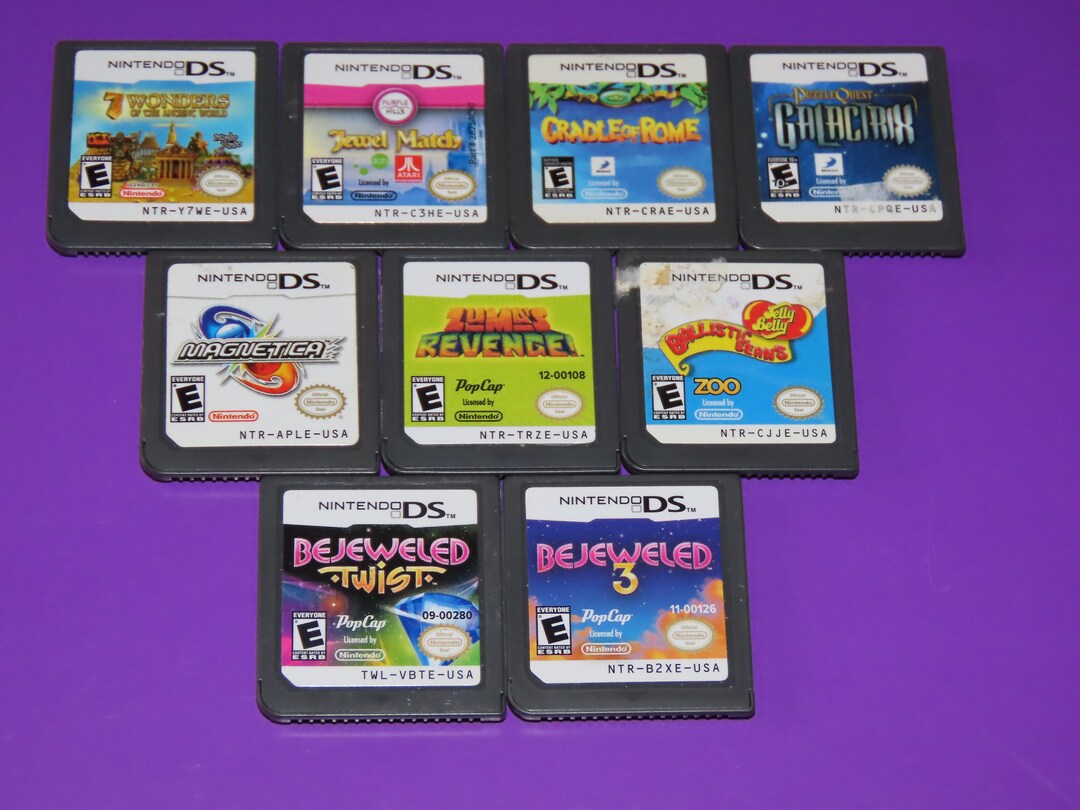 Puzzle DS Games Loose Nintendo DS Video Game - Select Your Game(s