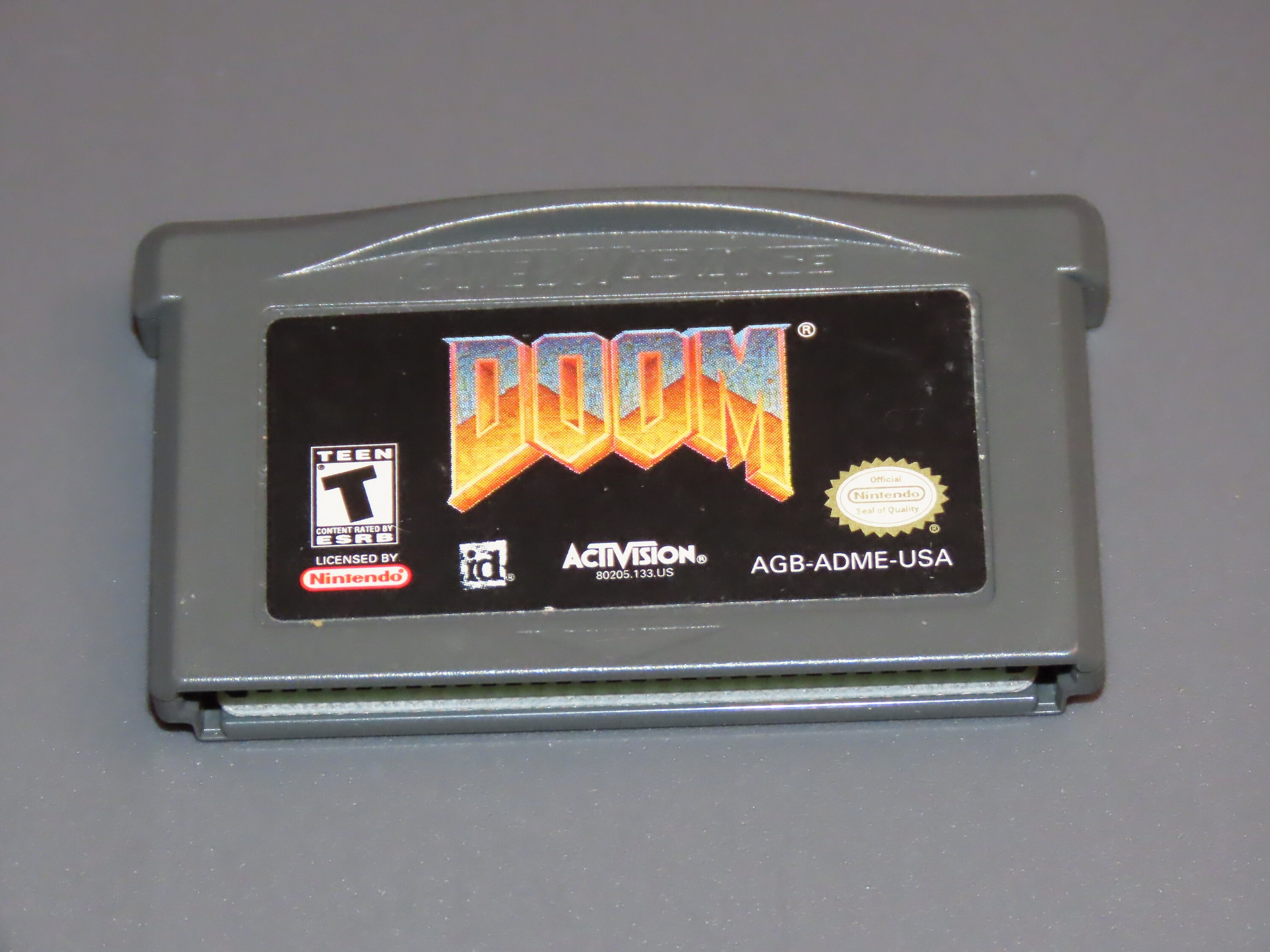 Doom Nintendo Gameboy Advance Video Game GBA Vintage Game - Etsy