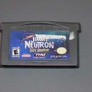 Jimmy Neutron Gameboy Advance Games Loose Nintendo GBA Video Game Select your Games Jimmy Neutron - D