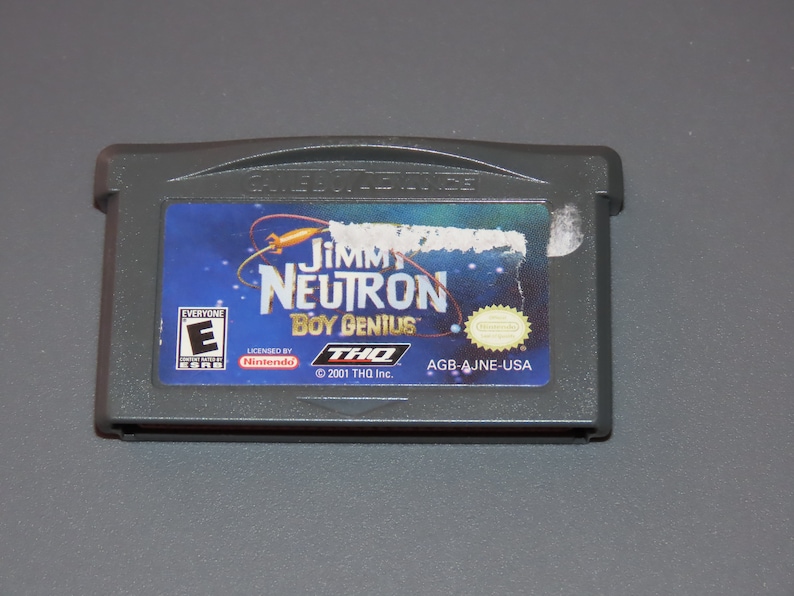 Jimmy Neutron Gameboy Advance Games Loose Nintendo GBA Video Game Select your Games Jimmy Neutron - D