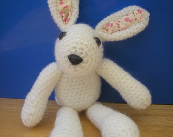 Cute Crocheted Rabbit