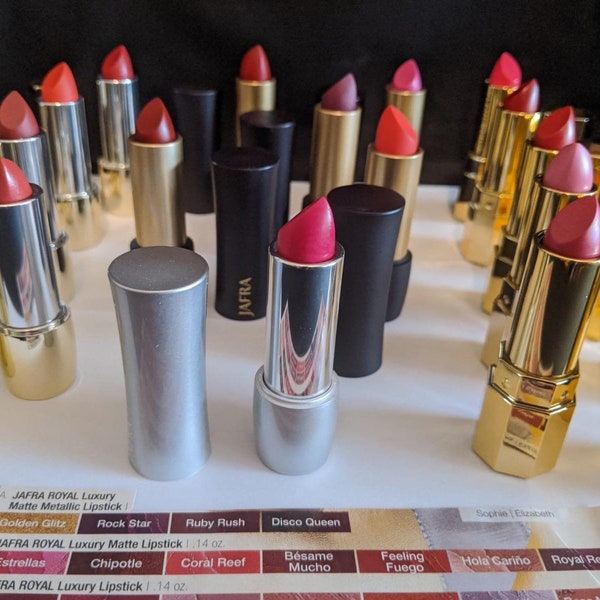 Brand New Set of 4 Jafra Lipsticks, Assorted Colors (Also Sold Each Individually) **Clearance Sale