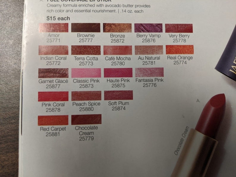 Brand New Set of 4 Jafra Lipsticks, Assorted Colors also Sold Each Individually clearance Sale