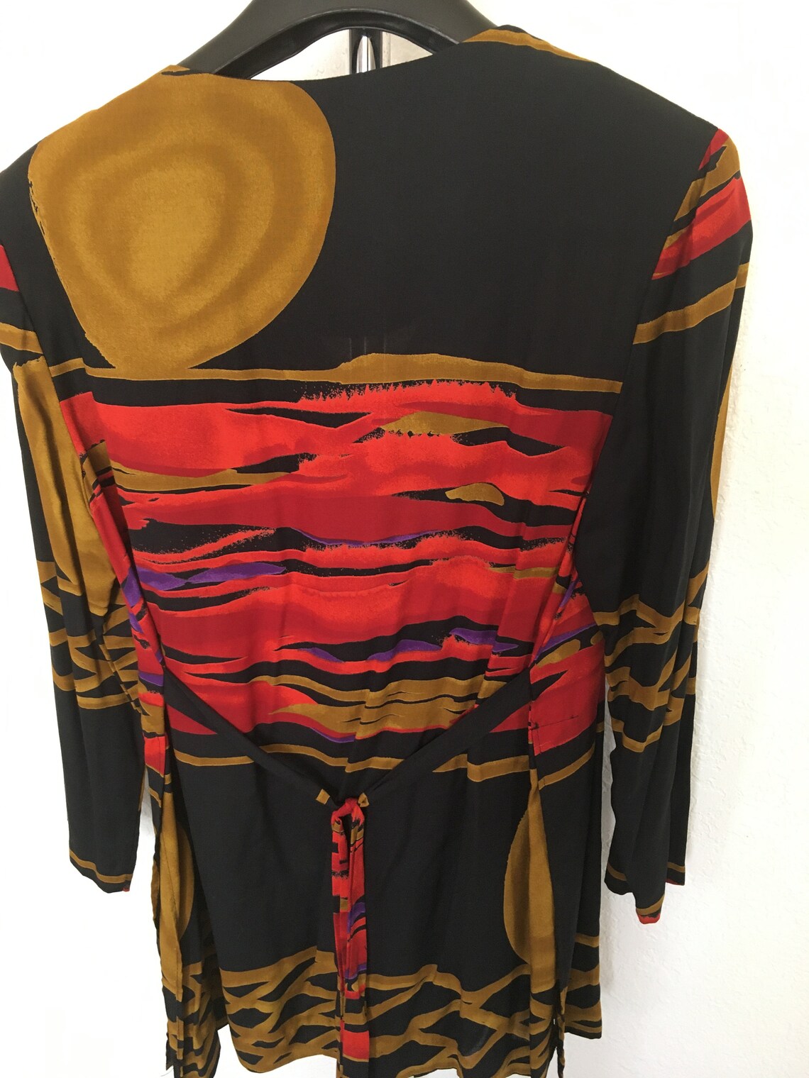 Vintage K.C. Spencer New York Brand Black and Red Size 12 Women's