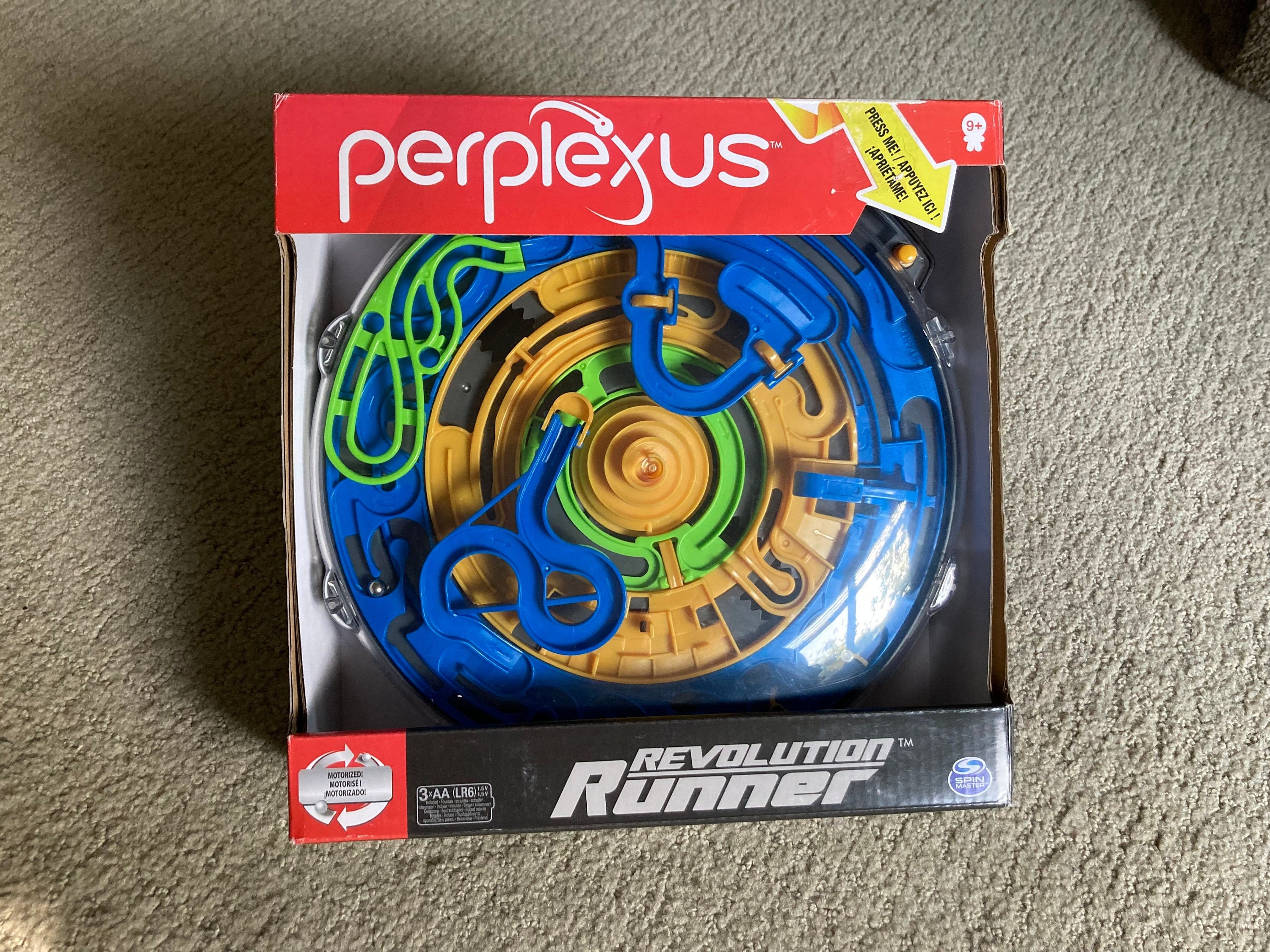 Perplexus Revolution Runner, Motorized Perpetual Motion 3D Maze Game, for  Ages 9 and Up 