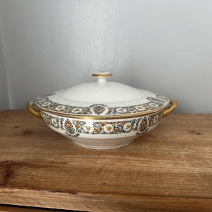 Antique Limoges covered serving bowl- C. Ahrenfeldt