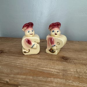 Vintage Salt and Pepper Shakers- S &P Boy and Girl