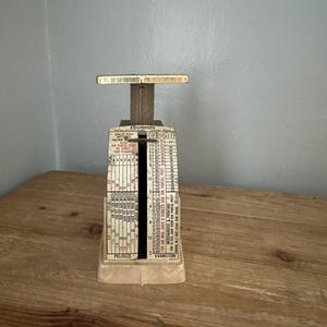 1963 Countess postal scale with rates