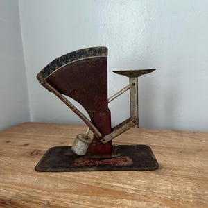 Antique rusty egg scale