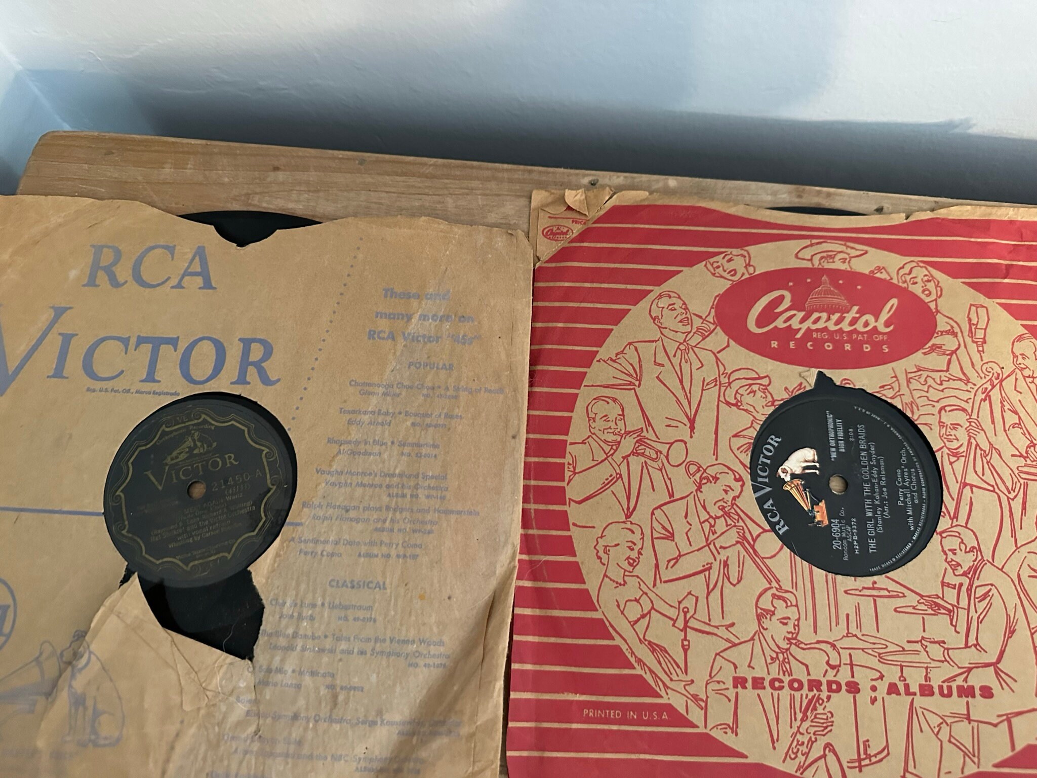 Vintage Victor and Decca Records - Etsy Canada