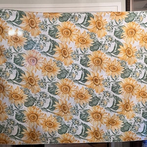 Sunflower tablecloth