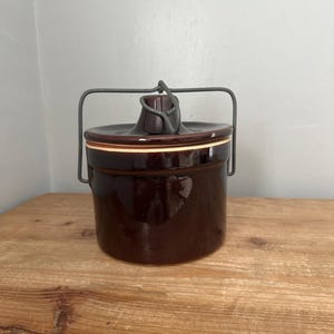 Vintage 40 oz butter/cheese crock