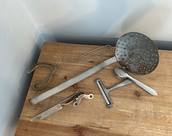 Set of vintage kitchen gadgets