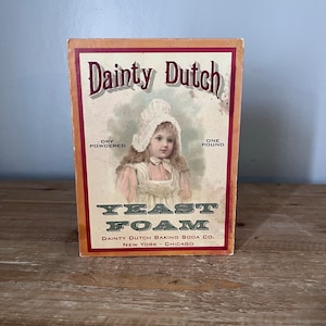 Reproduction Dainty Dutch Yeast Foam box