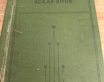 Vintage scrapbook- Handmade children's book 1940's